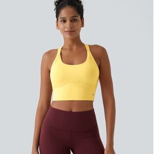 Halara twist back Scoop Neck Sports Bra